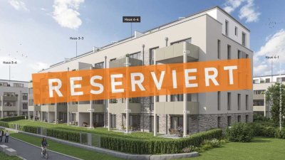 RESERVIERT: Barrierefreies Wohnen in Hattersheim: 2-Zimmer-ETW im 1. OG (KfW40 NH)