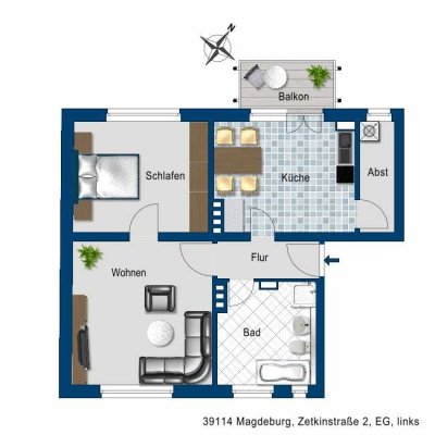 Wer will mich!? Individuelle 2-Zimmer-Wohnung