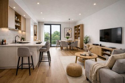 KREUZBERG: BESTE LAGE: ERSTBEZUG im LUXUS Neubau: 4-Zimmer-Whg + 3 Bädern und 2 Balkonen