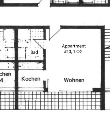 Preiswerte, gepflegte 1-Raum-Wohnung mit gehobener Innenausstattung mit Balkon und EBK in Mehlmeisel