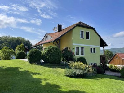 Einfamilienhaus mit unverbaubarer Aussicht und großem Gartenparadies