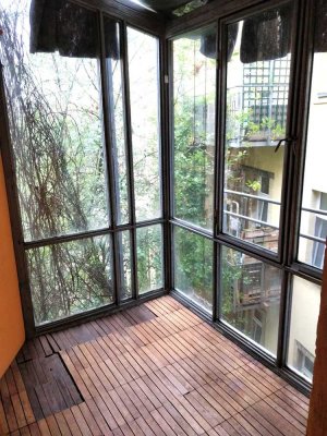 2-R-Whg. mit Wintergarten und Wohnküche in der Dresdner Äußeren Neustadt!