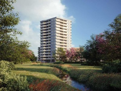 Gartenblick: 2-Zimmer-Neubauwohnung