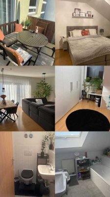 Exklusive, neuwertige 4-Zimmer-Maisonette-Wohnung mit Balkon und EBK in Markgröningen