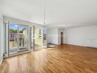 Mit Aufzug! Helle Neubau-Oase mit Dachterrasse West, großem Wohnküchenbereich, 3 Schlafzimmern, 2 Bä