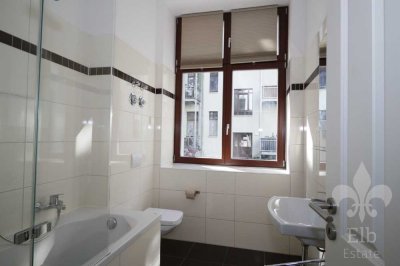 Vermietete 2 Raum-Terrassenwohnung als Kapitalanlage -  Fußbodenheizung, Tageslichtbad und Wohnküche