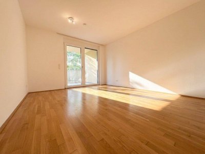 Moderne 2-Zimmer-Wohnung mit Westterrasse &amp; Grünblick (inkl. Garagenplatz)