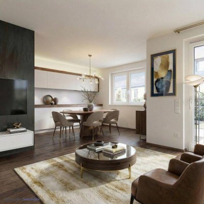 KAUF STADT SALZBURG - NAHERHOLUNGSGEBIET NÄHE SALZACHSEEN: Stilvolle, hochwertige 86 m² 3-Zimmer-Gartenwohnung