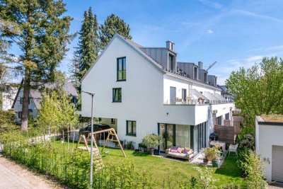 Neuwertiges Architekten-Stadthaus mit Wärmepumpe in sehr ruhiger Lage