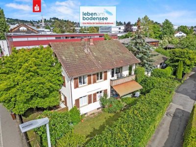 Zweifamilienhaus mit Potential - zentrale Lage
See und Stadt in wenigen Gehminuten erreichbar