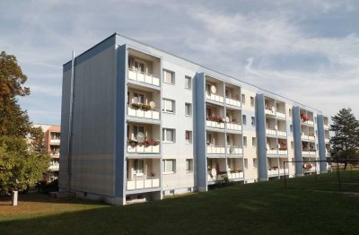 1-Raum Wohnung im Erdgeschoss mit Balkon im Grünen