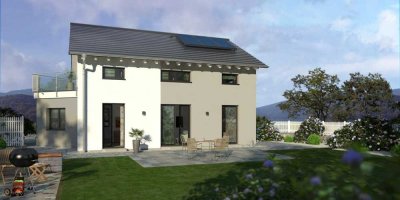 Energieeffizientes modernes Einfamilienwohnhaus