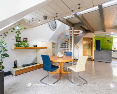 Großzügige Maisonette-WHG mit EBK, Balkon und TG-Stellplatz in zentraler ruhiger Lage
|Erbbaurecht