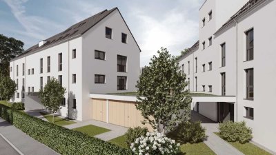 Ihr Wohlfühlplatz: Neubau-Wohnung  
mit 3 Zimmern und Balkon im 1.OG