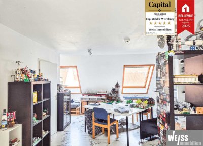 +++ VERKAUFSTURBO +++ 4 % Bruttorendite, großzügige 3 Zimmer Maisonette-Wohnung in Grombühl