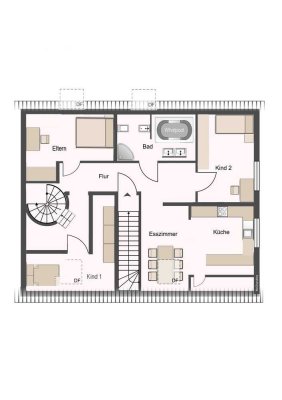 Maisonettewohnung mit viereinhalb Zimmern zum Kauf in Winnenden