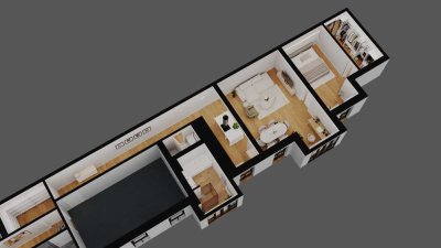 Luxuriöse 3-Zimmer Wohnung mit Tiefgaragenstellplatz in Düsseldorfs Carlstadt