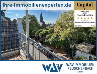 Gut geschnittene Dreizimmerwohnung in Köln-Weiß, 150 m zum Rhein
