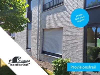 Hochwertige und barrierearme Neubauwohnung mit 2 Zimmern, Balkon & PKW-Außenstellplatz!