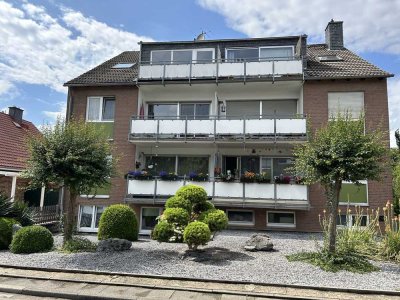 Teilrenovierte 3-Zimmer-Wohnung mit Gartennutzung