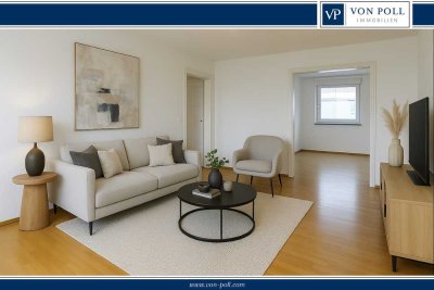 Gepflegte und bezugsfreie 3-Zimmer-Wohnung mit Balkon in ruhiger Wohnlage