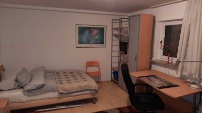 Möblierte 1-Raum-Souterrain-Wohnung in Filderstadt