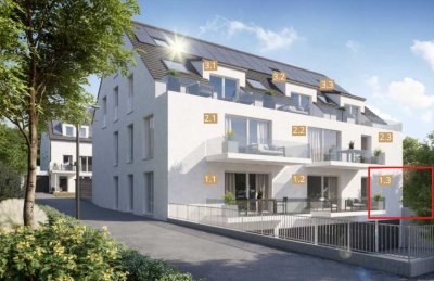 (No Makler) Stilvolle 3,5-Zimmer-Erdgeschosswohnung mit Terasse & eingebauter Inselküche Schorndorf