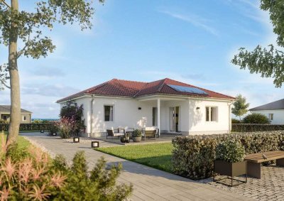 Maximal komfortabel Leben im Bungalow - inkl. überdachter Sonnenterrasse!