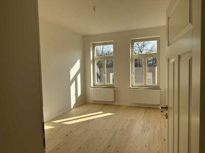 Erstbezug im Leipziger Süden: Stilvolle Wohnung mit Dielung in grüner Lage - WE 09