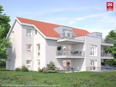 Zentrumsnah wohnen: Ansprechende 3½-Zimmer-Neubauwohnung