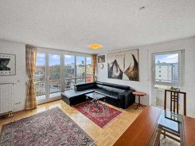 Helle 2-Zimmer-Wohnung mit zwei Balkonen & Top-Anbindung