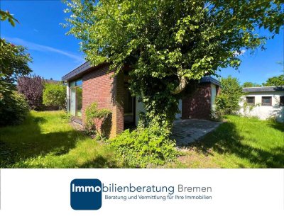 Barrierefreier Bungalow mit zwei Terrassen und Garage