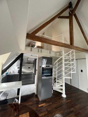 Exklusives möbliertes Galerie-Apartment im Herzen der Stadt Gütersloh