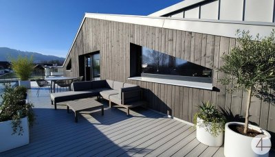 Nur noch eine Wohnung ! Penthouse Wohnung mit großer Terrasse und See Zugang