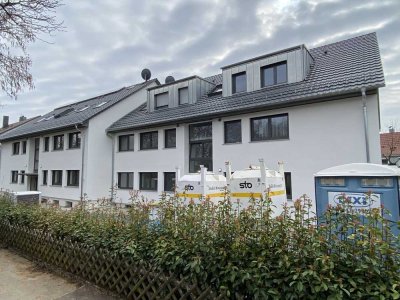 Geschmackvolle 3-Zi-Wohnung mit Balkon und EBK in energ. san. MFH in Korntal-Münchingen