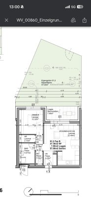 Wohnung mit Garten