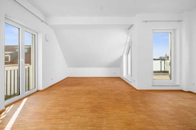 Neu renovierte 1-Zimmer-Eigentumswohnung mit Dachterrasse