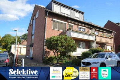 3,5 Zimmer Erdgeschoss-Wohnung in Moers-Utfort mit reichlich Lagerplatz - 2 XXL Garagen unvermietet!