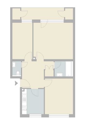 3-Zimmer-Wohnung mit guter Aufteilung + großer Balkon – zur Kapitalanlage & Eigennutzung