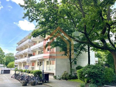 Bezugsfreie, ideal geschnittene 2-Zimmer-Wohnung in zentraler Lage