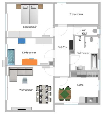 Exklusive 3-Zimmerwohnung mit Erstbezug nach Kernsanierung – Ihr neues Zuhause auf Neubauniveau!