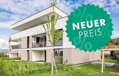 Neuer Preis: 3-Zimmer Wohntraum mit 73 m² Garten (Top A02)