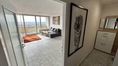 Möblierte Wohnung mit Panoramablick in die Pfalz