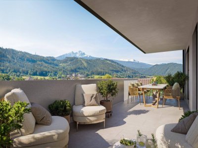 Panoramaterrasse: 3-Zimmer Wohnung im Dachgeschoss