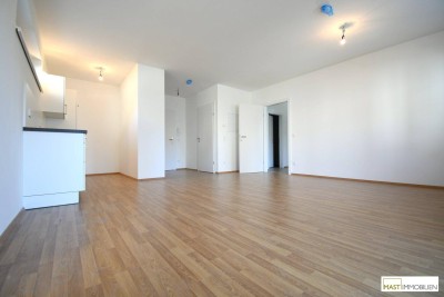 Optimal aufgeteilte 2 Zimmer Balkon Wohnung inkl. EWE Einbauküche in Spillern - Neubau Bj. 2019