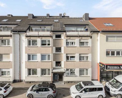 Ideal aufgeteilte 2-Zimmer-Dachgeschosswohnung mit zwei Balkonen