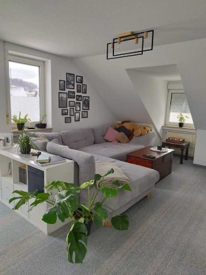 2 Zi. DG Wohnung mit Balkon und Einbauküche in Krumbach