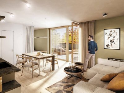 Zentrum Landeck | Wohnen | Studio | 36,25 m² | Große Dachterrasse | 4. OG | Jöchlerhaus TOP 13