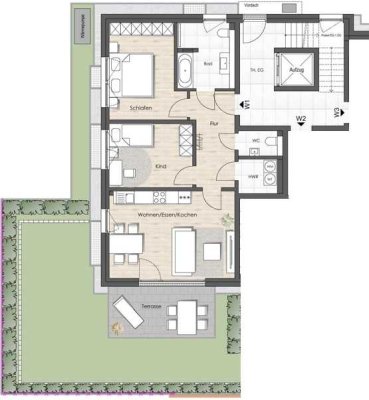 Moderne 3-Zimmer-Wohnung in gefragtem Neubau