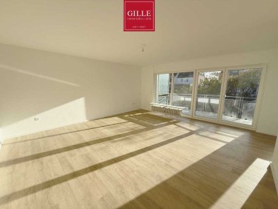 --R-E-S-E-R-V-I-E-R-T--! Neuss-Gnadental:  3-Zimmerwohnung mit großem Süd-West-Balkon in Rheinnähe